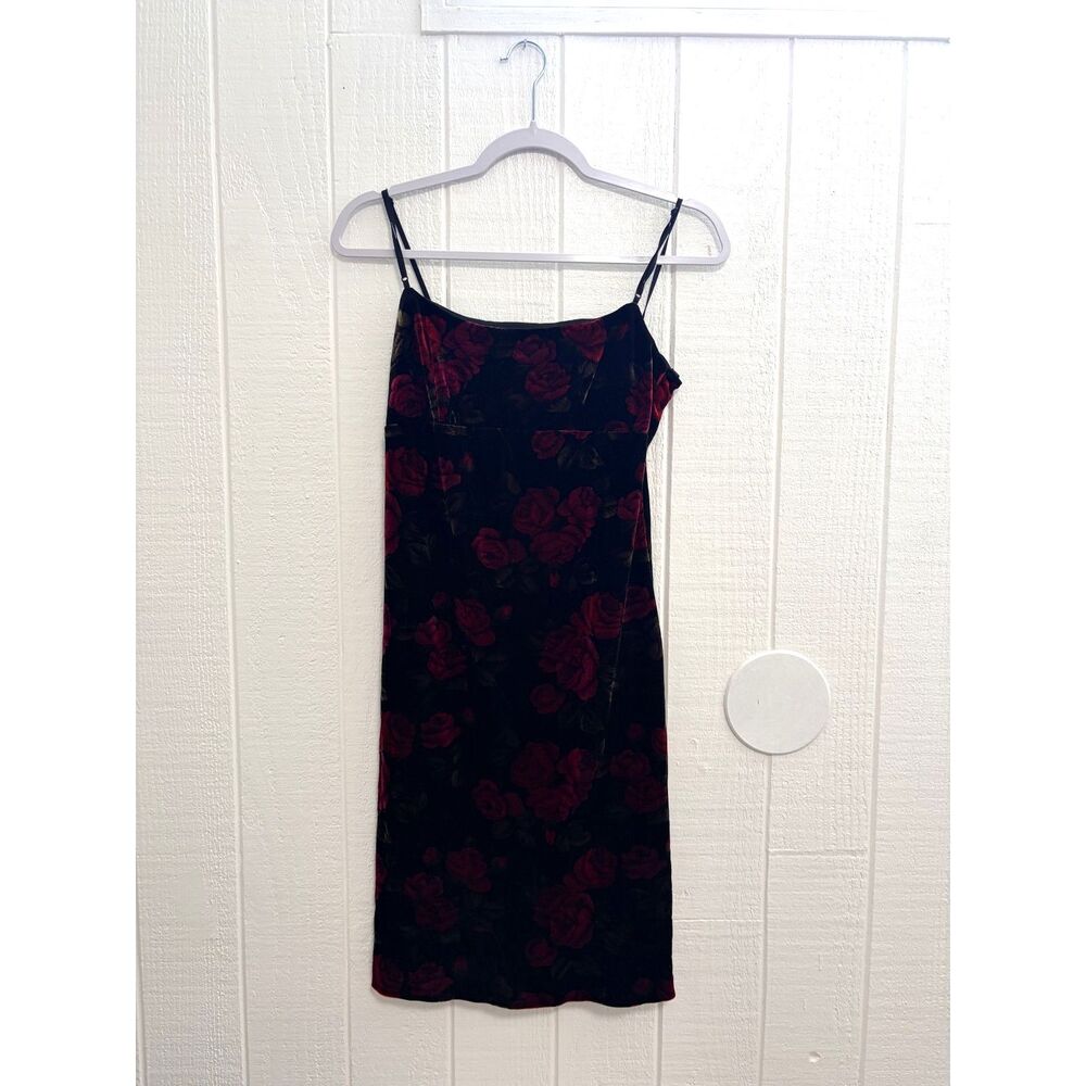Vintage velvet Rose dress